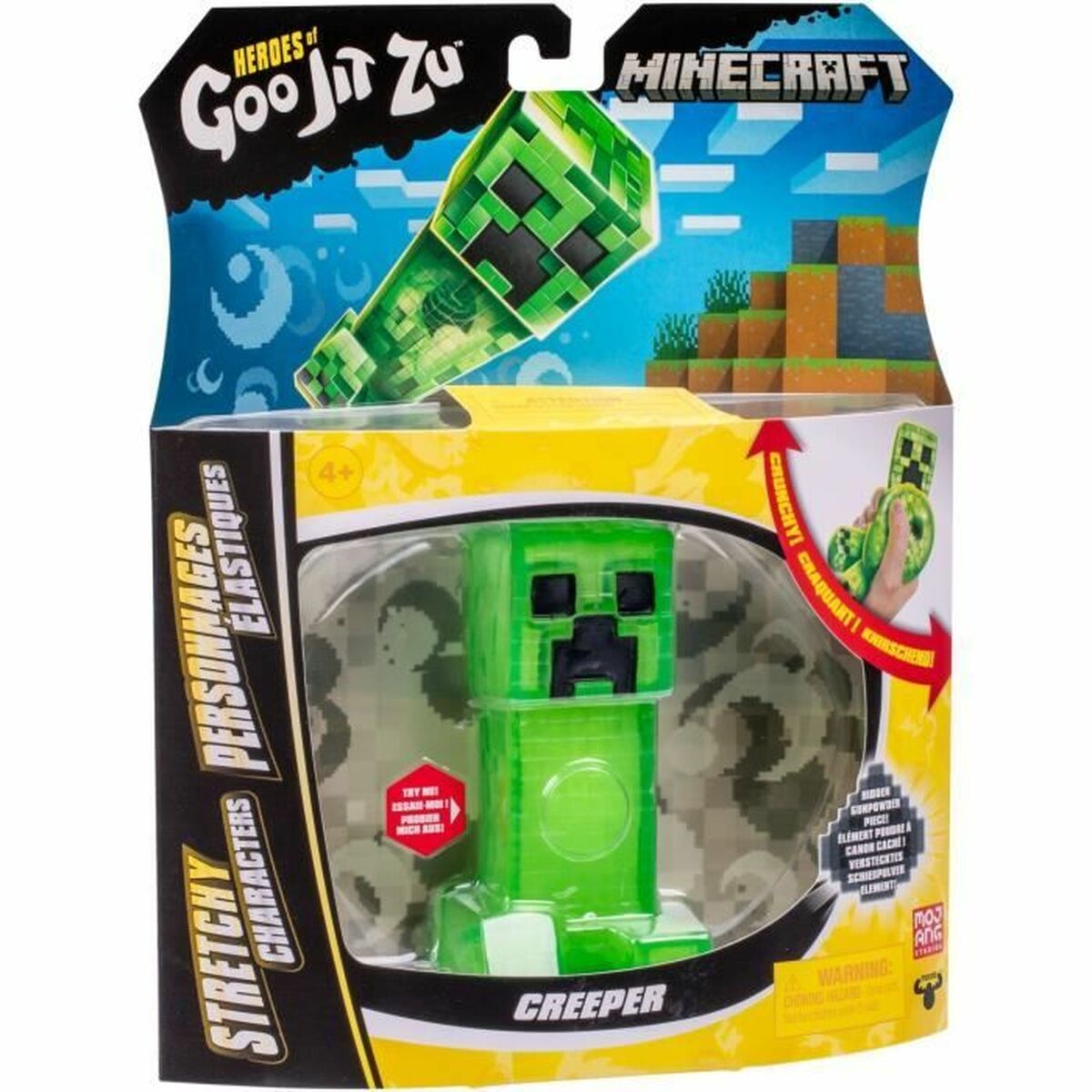 Zglobna figura Goo Jit Zu Creeper de Minecraft